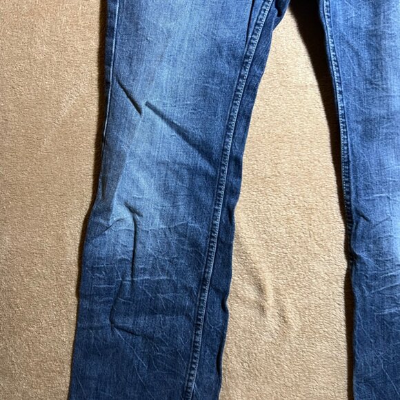 Ecko Unltd Jeans Men 32 Blue Denim White Wash Baggy‎ Hip Hop Skater Y2K Jeans - Picture 3 of 10